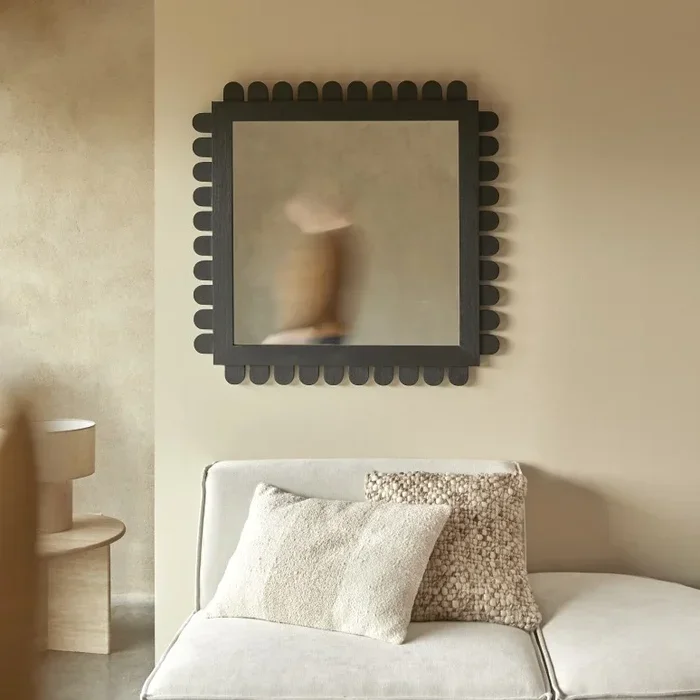Specchio in mindi 92×92 cm