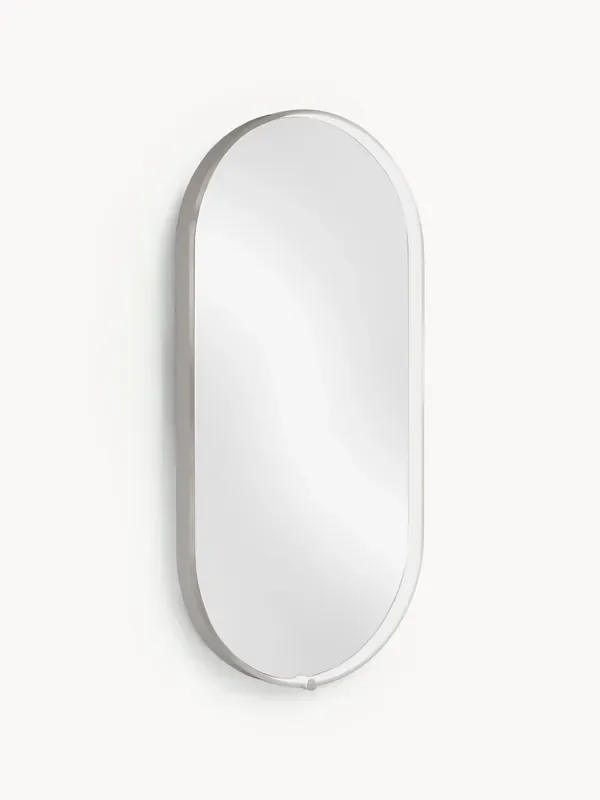 Specchio ovale da parete con illuminazione a LED Avior