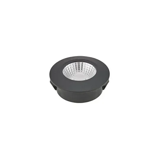 Spot LED da incasso a soffitto Diled, Ø 6,7 cm, Dime LED, nero