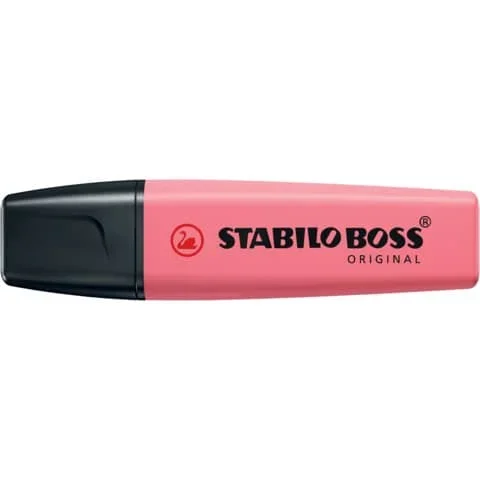 STABILO – Evidenziatori boss original pastel fior di ciliegio – 70/150 – Confezione da 10 PZ