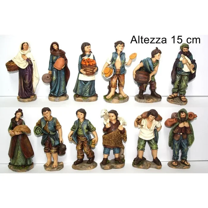 Statue Pastori Per Presepe 15 Cm Assortiti Lp52686