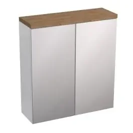 Strama Ovo armadietto 59.7×20.1×65.5 cm laterale sospeso bianco -rovere 12.400.00