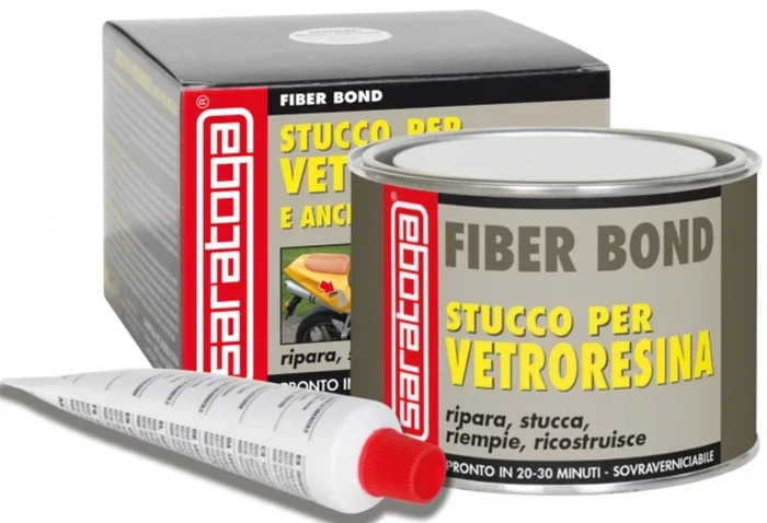 Stucco fibra vetro fiber bond 500 ml con astuccio Saratoga