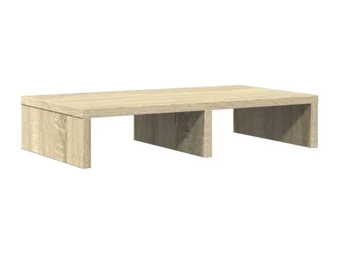 Supporto per monitor da tavolo mobile da ufficio Sonoma 50 x 27 x 10 cm legno ingegnerizzato marrone 02_0044989