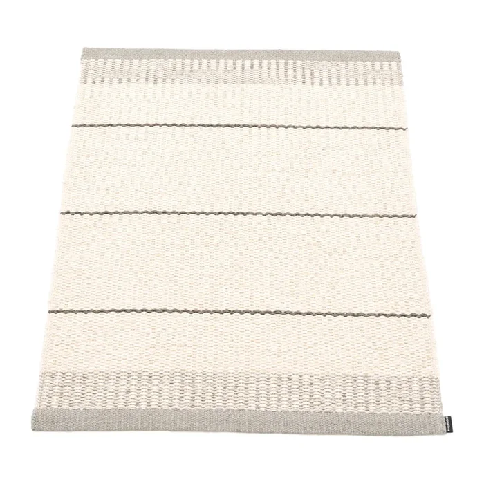 Tappeto da interno/esterno Belle Warm Grey Reversibile/lavabile, sintetico, bouclé, a pelo piatto, grigio chiaro/color crema, 60×85 cm