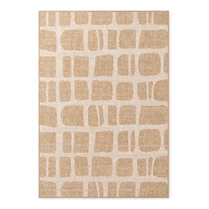 Tappeto da interno/esterno Haringey Ruskin Reversibile, sintetico, bouclé, a pelo piatto, color crema/di colore naturale, 120×170 cm