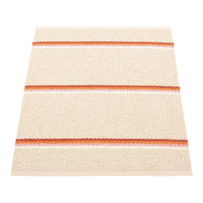 Tappeto da interno/esterno Olle Brick Cream Reversibile/lavabile, sintetico, bouclé, a pelo piatto, color mattone/color crema, 70×90 cm