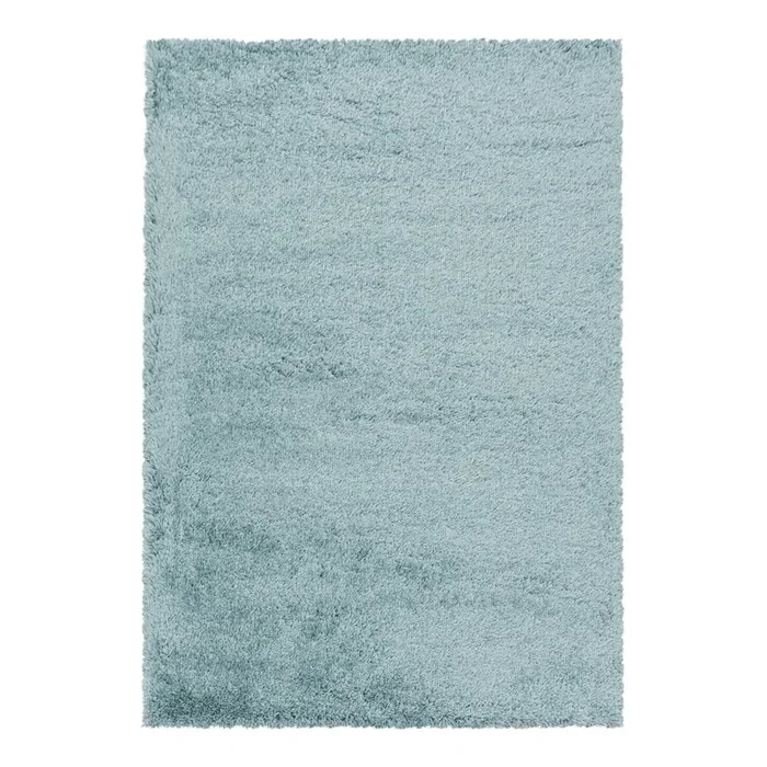 Tappeto Fluffy Sintetico, shaggy, blu, 80×150 cm