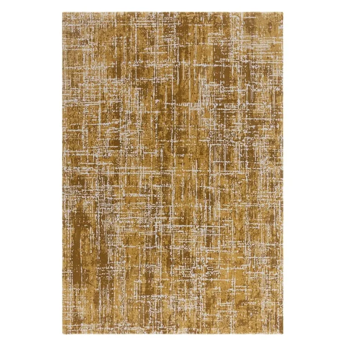 Tappeto Kuza Sintetico, a pelo medio, color senape, 240×340 cm
