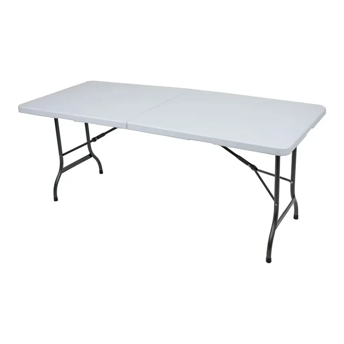 Tavolino da campeggio Mufaro 244×75 cm, altezza totale 72,5 cm