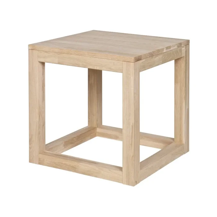 Tavolino da salotto Marrone, 45×45 cm, altezza totale 47 cm