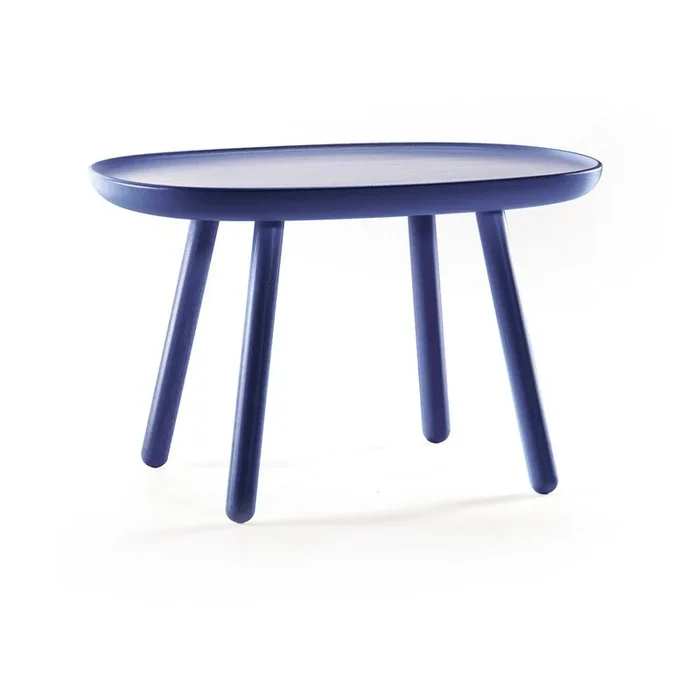 Tavolino da salotto Naïve Blu, 41×61 cm, altezza totale 37,5 cm