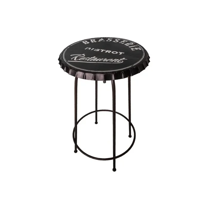 Tavolo da pranzo da giardino Nero, ø 60 cm