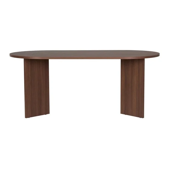 Tavolo da pranzo Sablin Con effetto noce, 89,5×180 cm