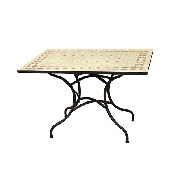 Tavolo Mosaico Anzio 120×80 H 75cm Levico