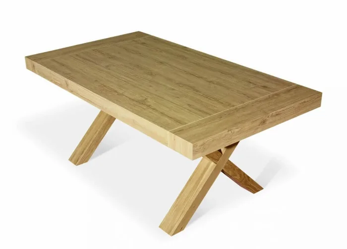 Tavolo rovere consumato rettangolare allungabile 100x 180-280 cm elegante per soggiorno e sala da pranzo