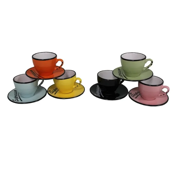 Tazzine in set 6 pz, per espresso, 100 ml