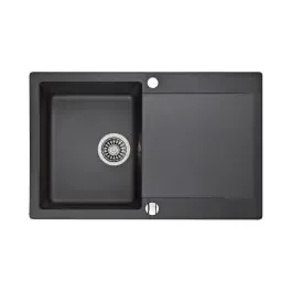 Teka Clivo lavello in granito 78×49.5 cm grigio/grafite/inox 40148000