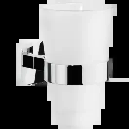 Tesa Elegaant bicchiere per lavarsi i denti bianco-cromo 40443-00000-00