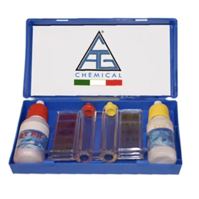 Test chemical acqua per piscine PH e cloro