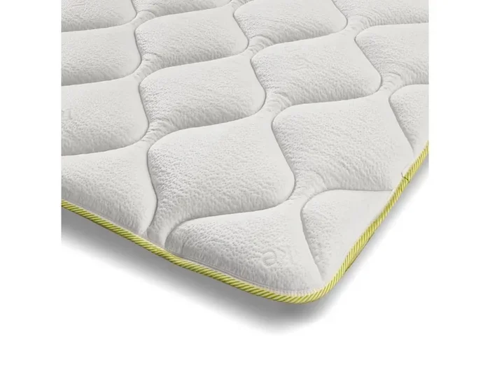 The White Stone Topper Rinfrescante Singolo con Elastici | Correttore Materasso 120 x 190 | Tecnologia Cooler e Proprietà Ortopediche | Altezza 4 cm