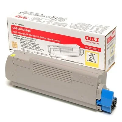 Toner Originale OKI 43324421 – Giallo