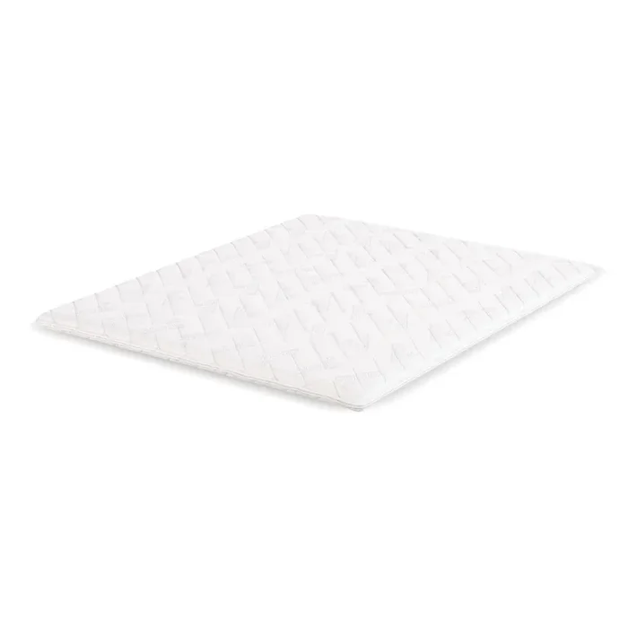 Topper 200×200 cm, semirigido, in schiuma, sfoderabile, spessore 6 cm