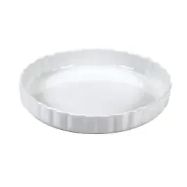 Tortiera in ceramica bianca Ø29 cm