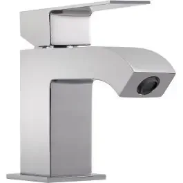 Tres Cuadro-Tres rubinetto per lavabo verticale cromo 1.06.103.DA