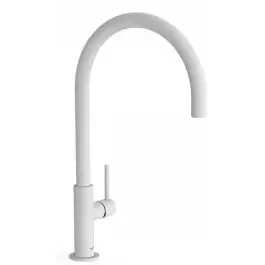 Tres Study-Tres rubinetto per lavabo verticale bianco 262.904.01BM