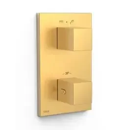 Tres Therm-Box rubinetto per vasca e doccia da incasso con termostato oro 00625001OM