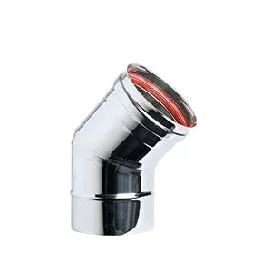 Tubo curva a 2 settori acciaio INOX Ala