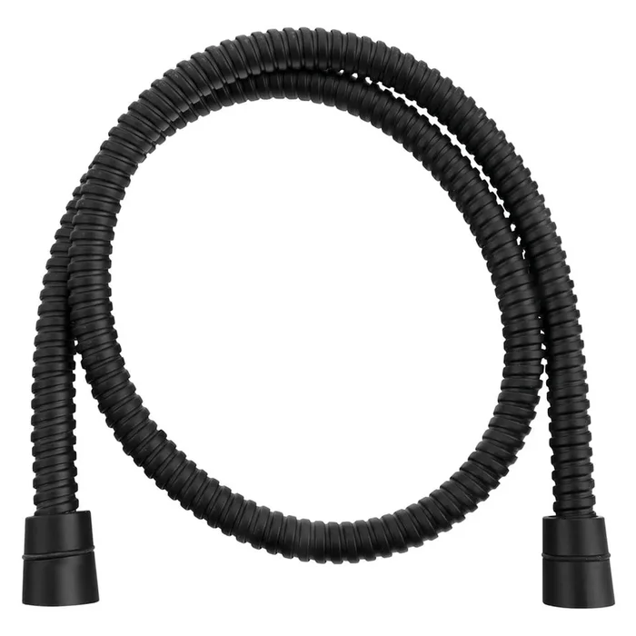 Tubo doccia Powerflex In acciaio inox, nero opaco, 120 cm