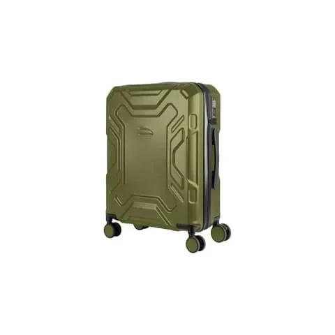 TUCANO – Trolley da viaggio iron – 40 litri – design industriale – verde – BTRIR-S-VM