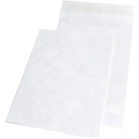 TYVEK – Buste a sacco con soffietti e strip bianche 250x353x38 mm – conf. 100 pz formato b4 – 11843