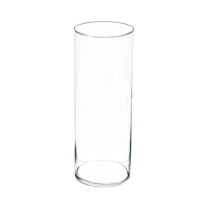 Vaso cilindro in vetro