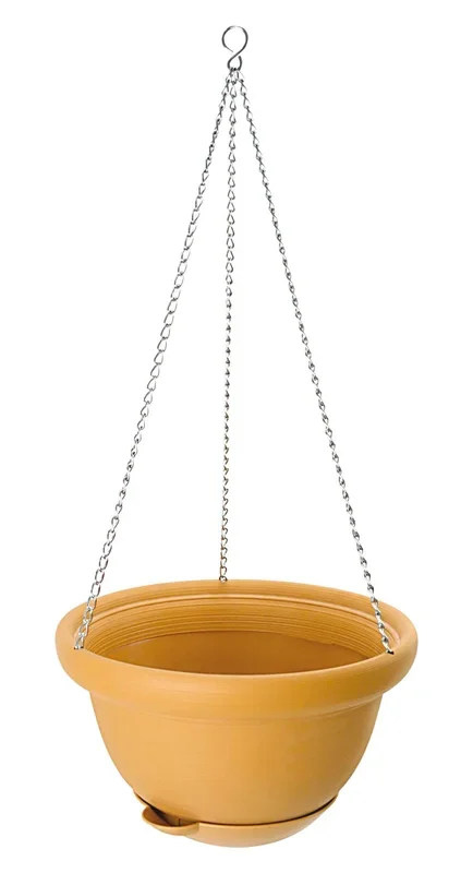 Vaso pensile tondo Ø32 cm in resina da appendere Vittoria GDM