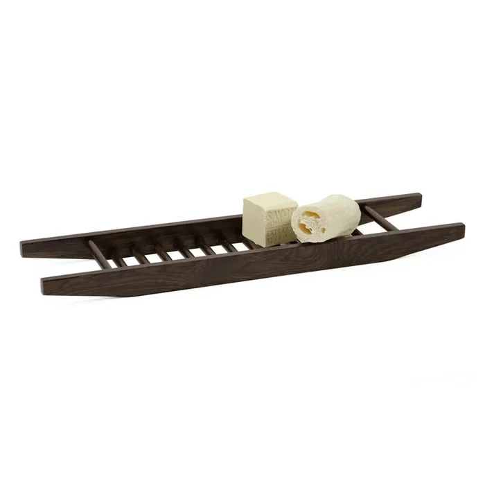 Vassoio da vasca Bath Bridge In legno, marrone scuro, 75 cm
