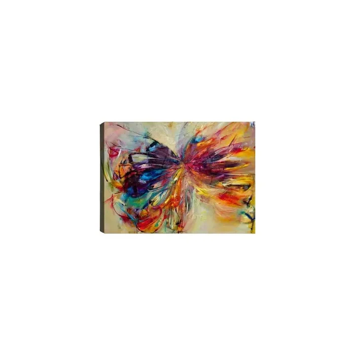 Vavien ArtworkDipinto Stretched Butterfly60x40 cm