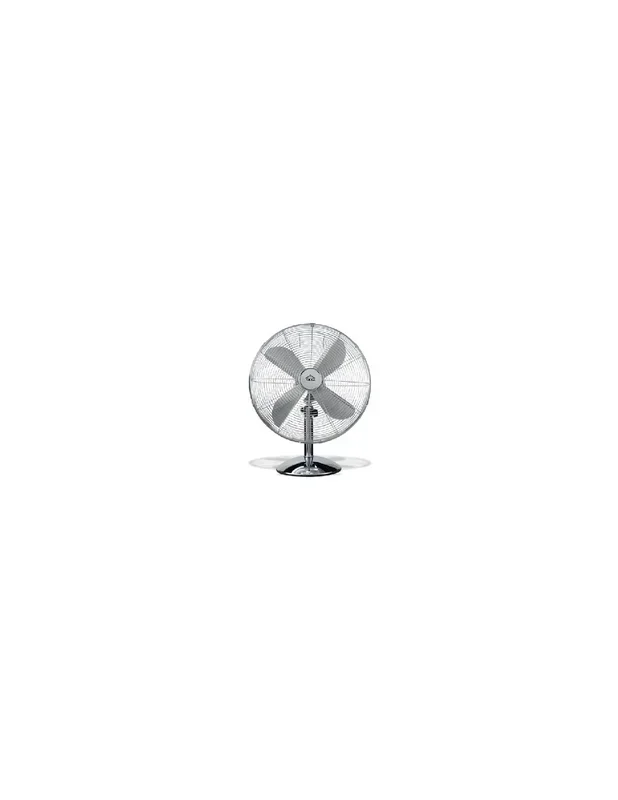 Ventilatore da tavolo, 50 Watt, diametro 40 cm, 3 velocità, griglia protezione, DCG ELTRONIC VE1616 C-Inox