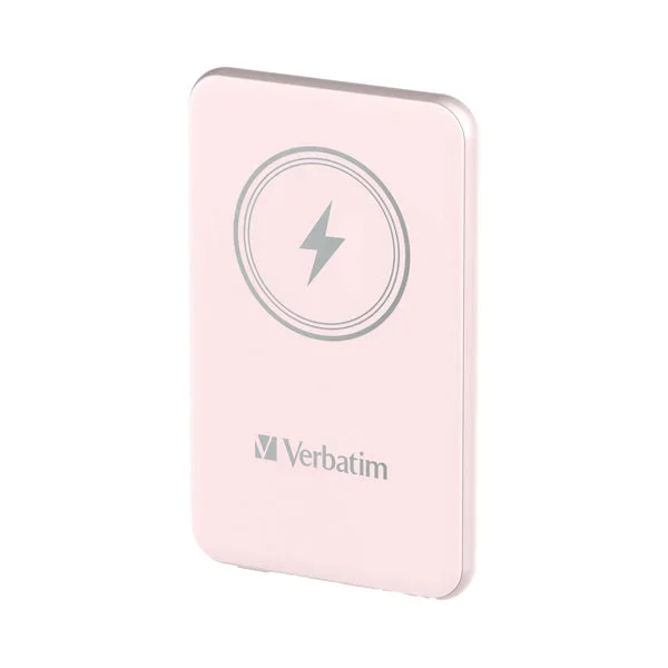 VERBATIM – Power bank wireless magnetico 5000 mah rosa_ – 32243