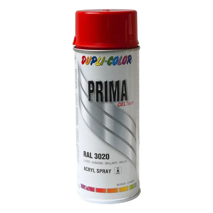 Vernice a base acrilica rosso traffico 400 ml RAL3020