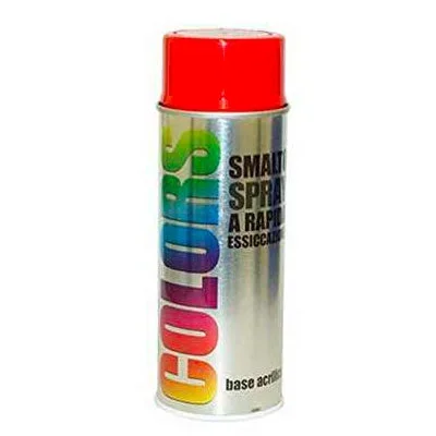Vernice acrilica decorativa rosso traffico 400 ml RAL3020
