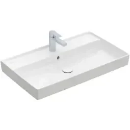 Villeroy & Boch Collaro lavabo 80×47 cm rettangolare a parete-da mobile bianco 4A3380R1