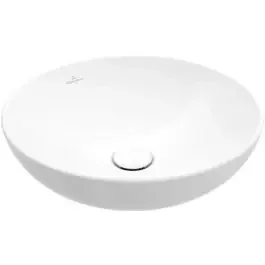 Villeroy & Boch Loop & Friends lavabo 42×42 cm rotonda da appoggio bianco 4A4600R1