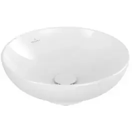 Villeroy & Boch Loop & Friends lavabo 42×42 cm rotonda da appoggio bianco 4A460101