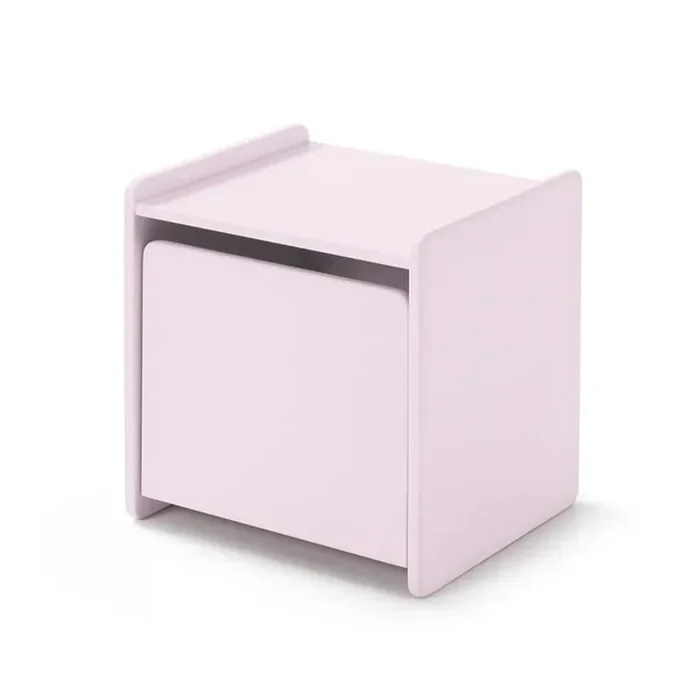 VipackComodino per bambini KiddyRosa, 40×36 cm, altezza totale 41 cm