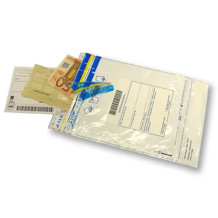VIVA – 50 buste sicurezza 160x225mm in ldpe riciclabile 70 mic – 3705
