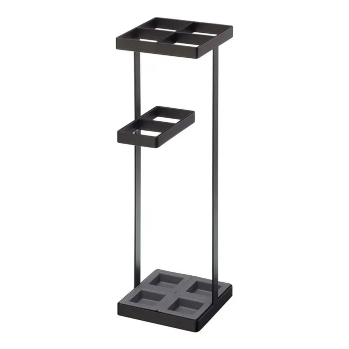 YAMAZAKIPortaombrelli TowerIn metallo, nero, 11×11 cm, altezza totale 36 cm