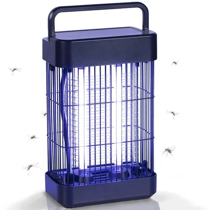 Zanzariera Elettrica Anti Zanzare Mosche 2 Lampade UV Elettroinsetticida 16W